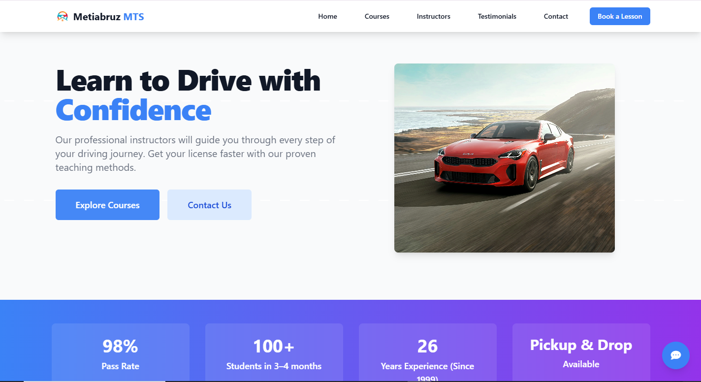 motor trainig school